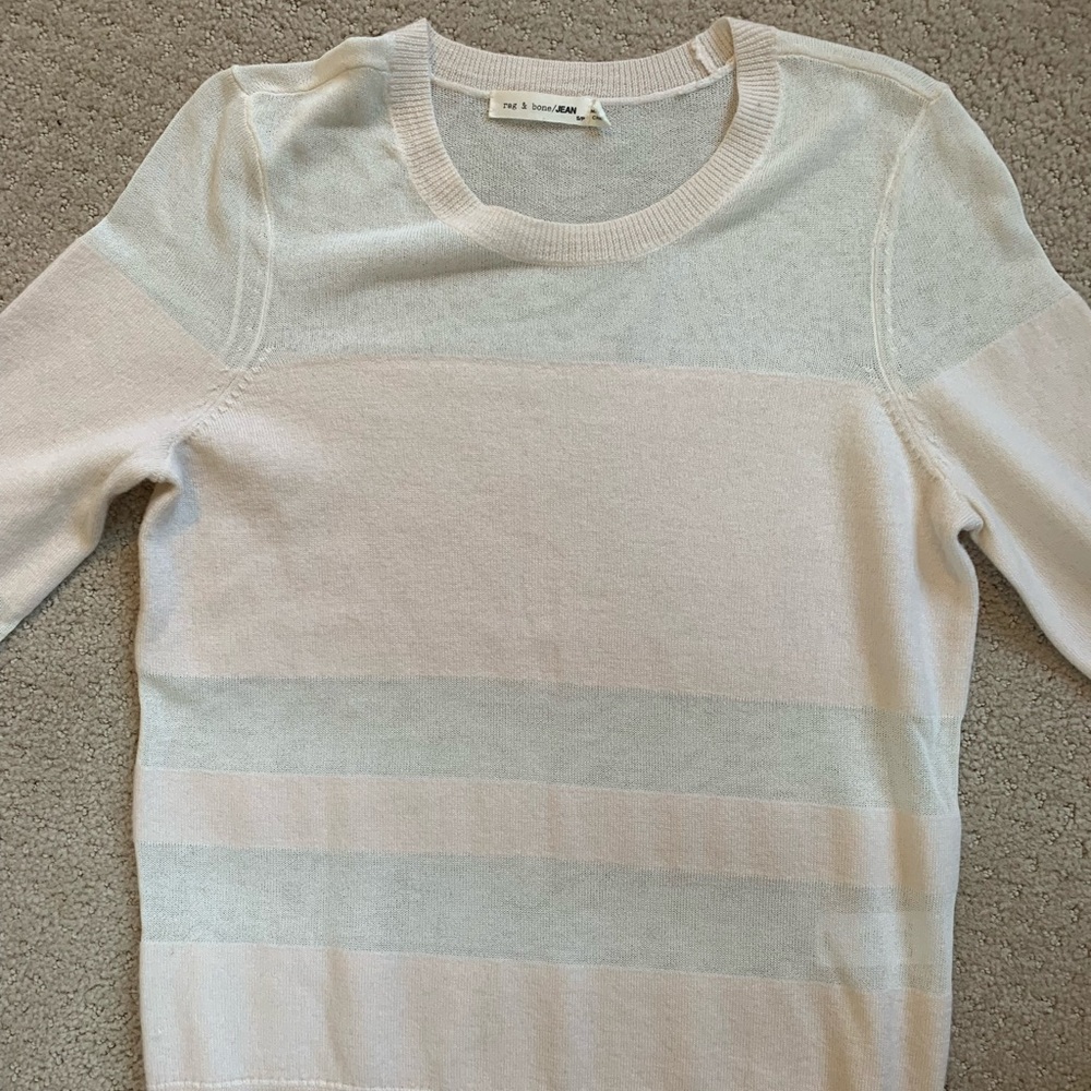 Rag & Bone white wool/cashmere sweater